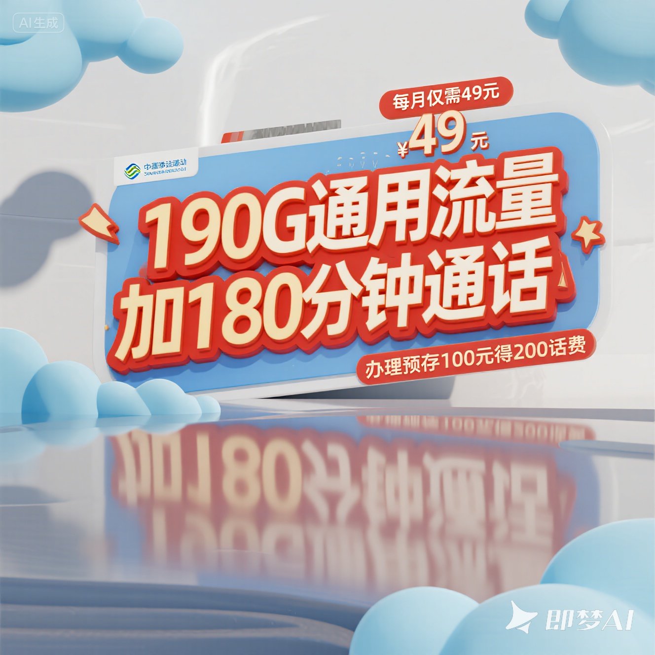 经开区49 元承包你的全月流量与通话！