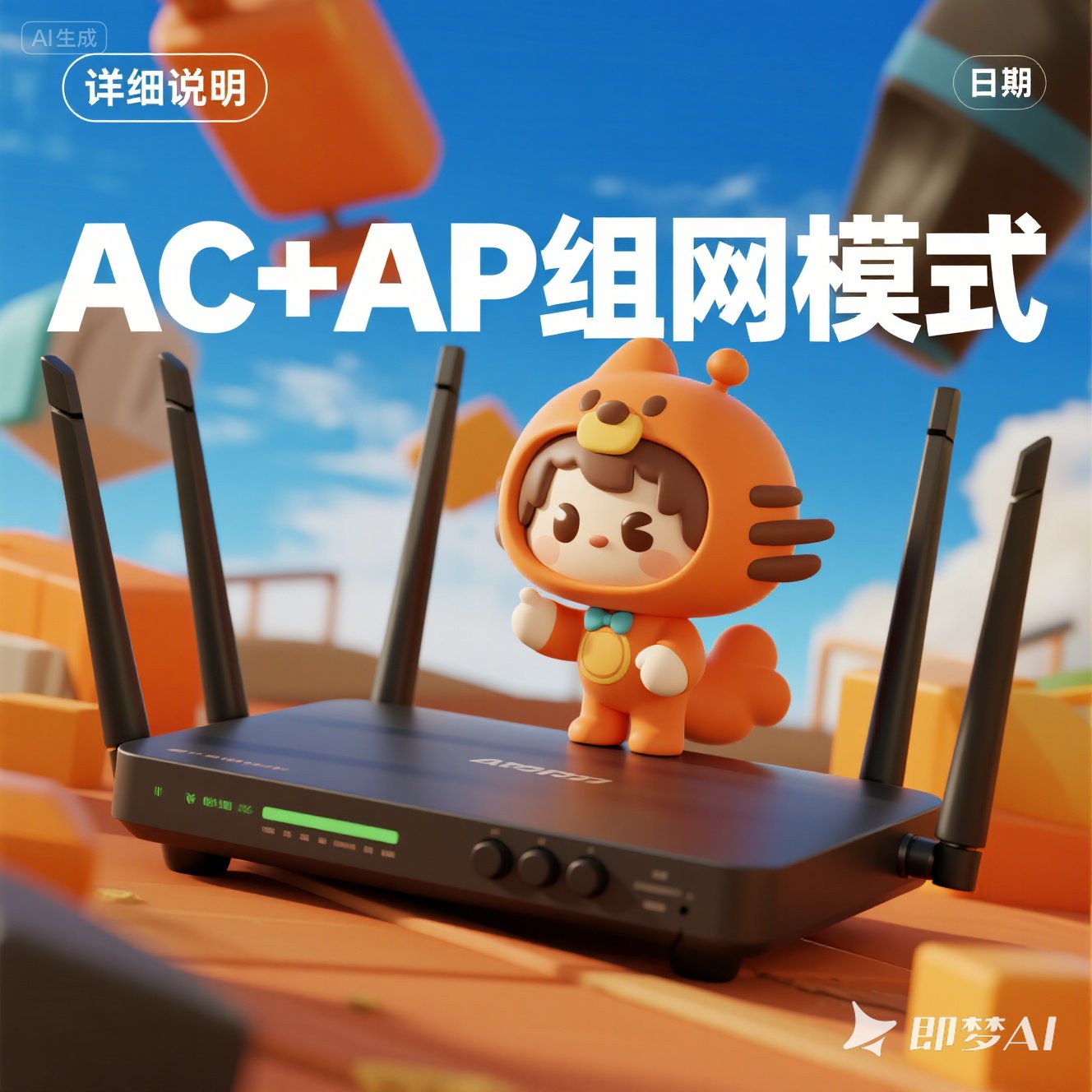 经开区一口气说完AC+AP组网模式的具体应用场景