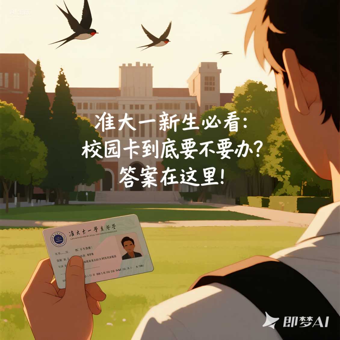 经开区准大一新生必看：校园卡到底要不要办？答案在这里！