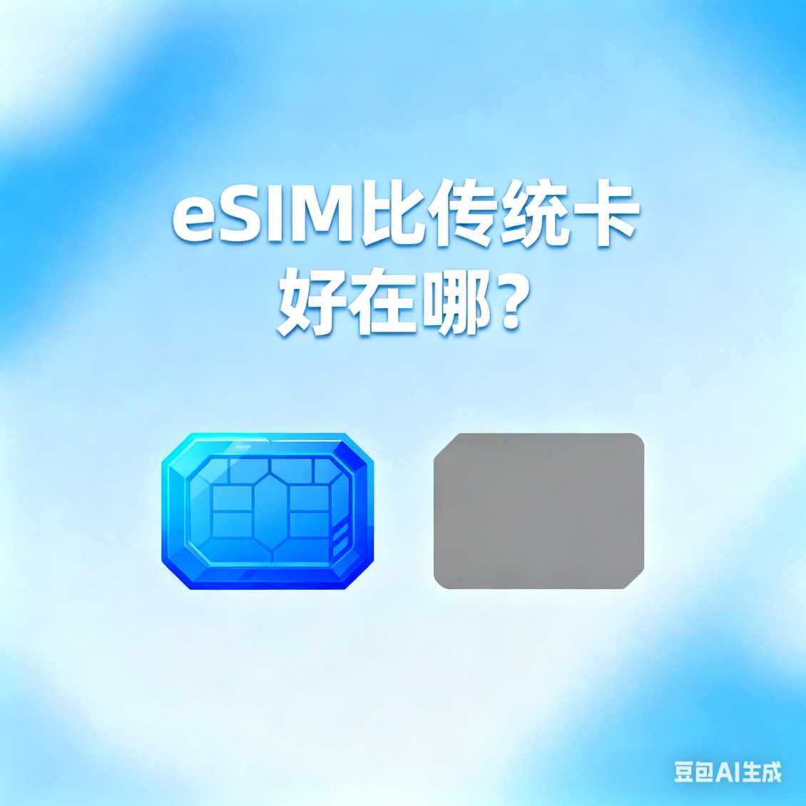 经开区eSIM 比传统卡好在哪？
