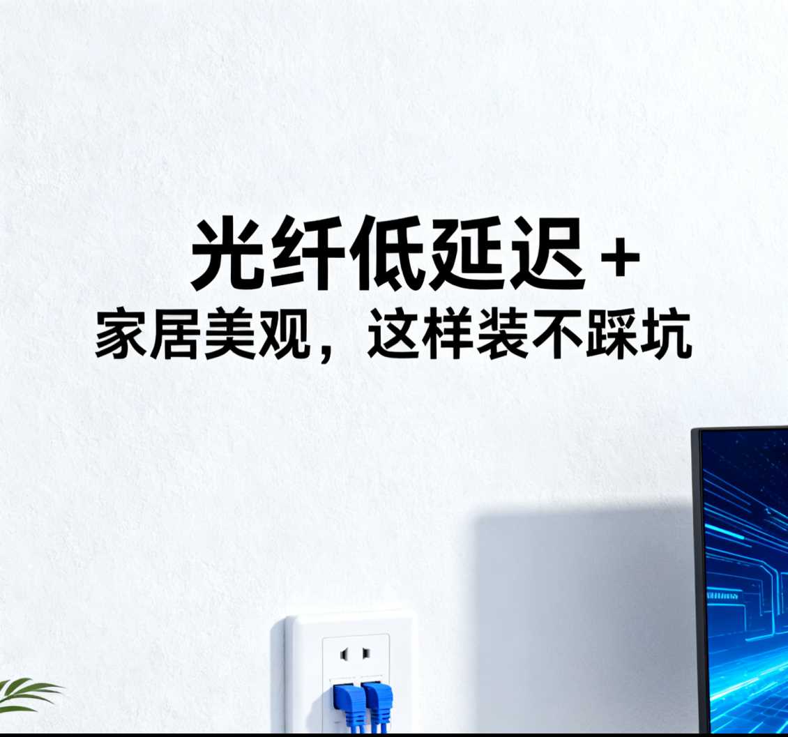 经开区光纤低延迟 + 家居美观，这样装不踩坑